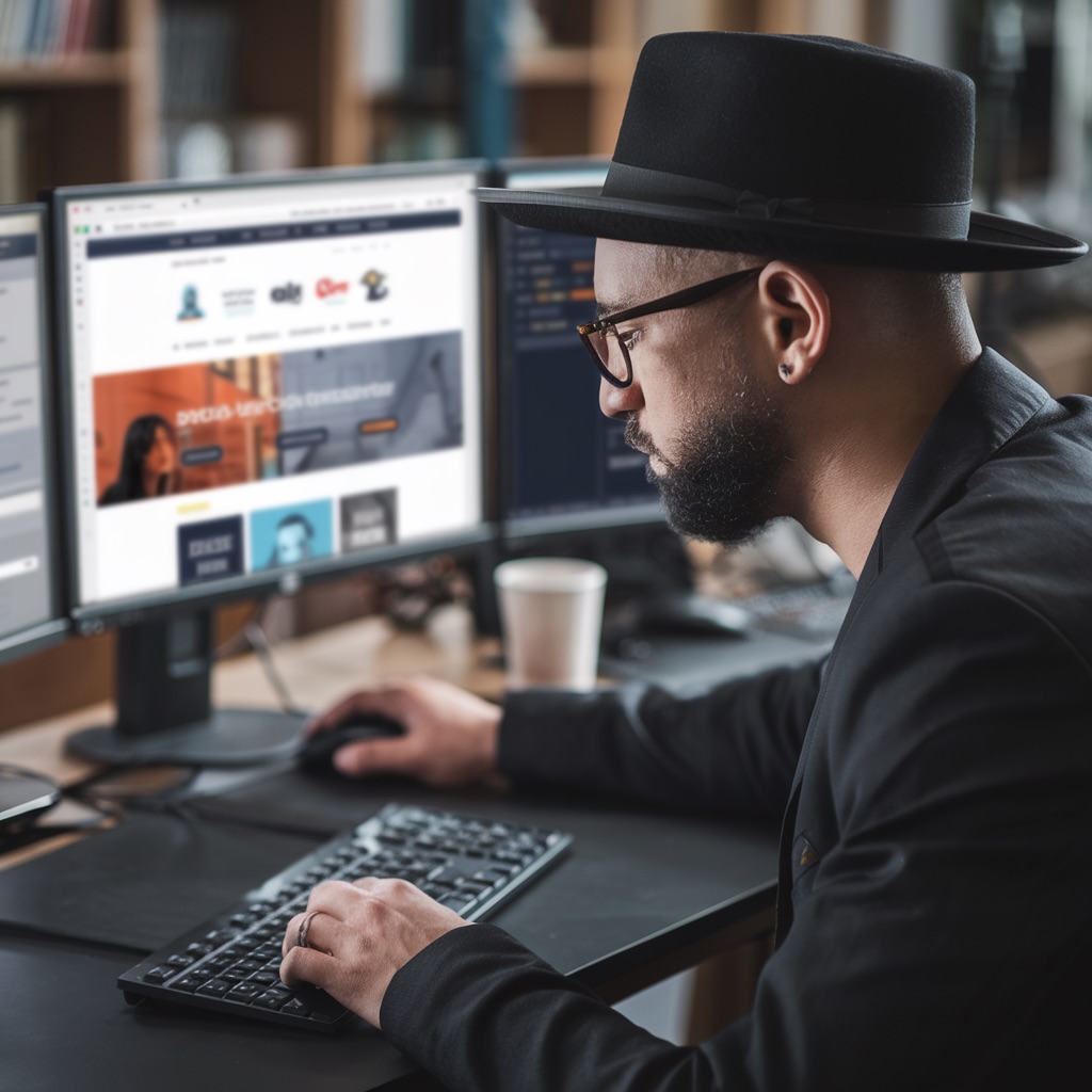 Ein Black-Hat-SEO versucht, Google-Rankings zu manipulieren