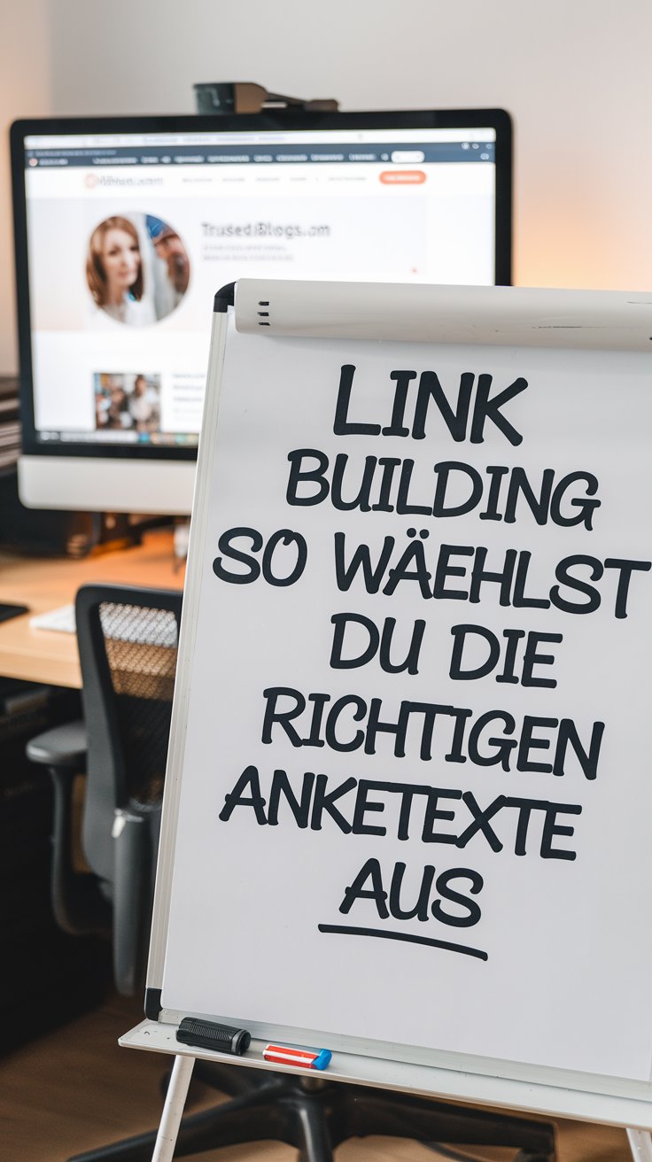 Linkebuilding Ankertext auswählen