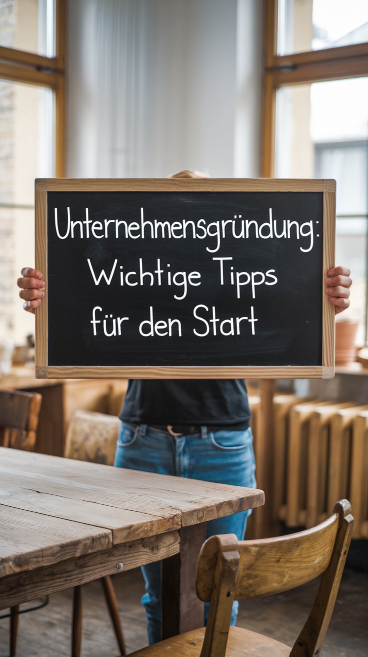 Tipps zur Unternehmensgründung