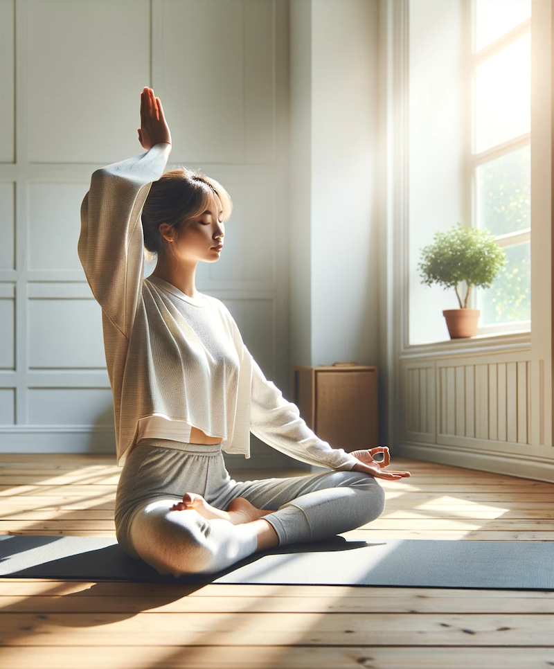 Yoga-Übungen gegen einen Blähbauch